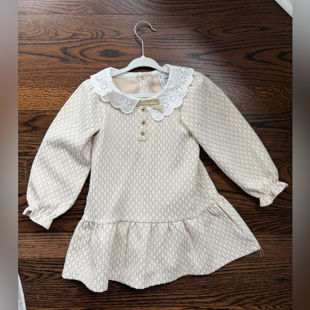 Janie and Jack 2T gold dress